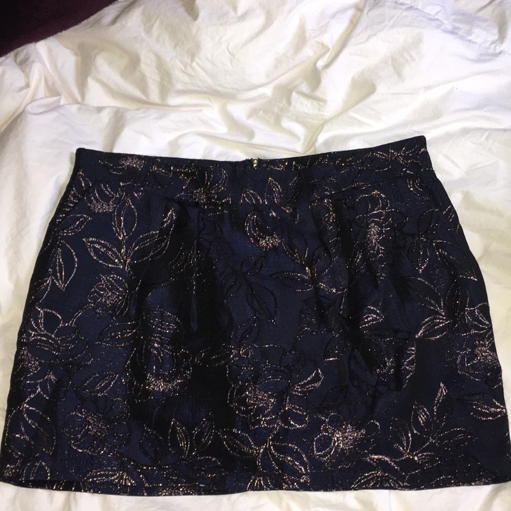 🎈Aqua metallic mini skirt 🎈